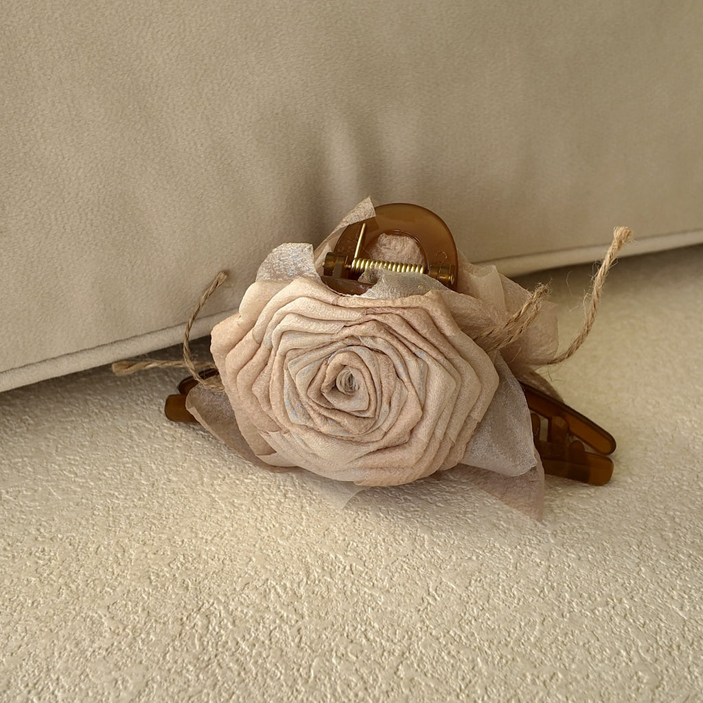 The Last Rose of Autumn Claw Clip