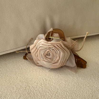 The Last Rose of Autumn Claw Clip