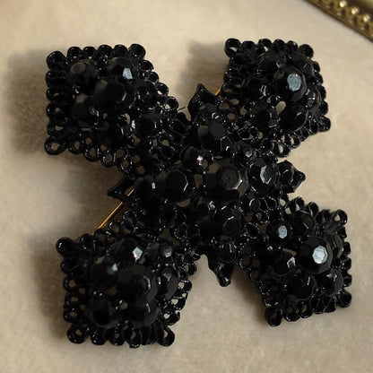 M.Jent "The Vampire's Crest" Cross Brooch