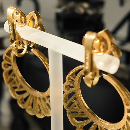 Trifari "Bohemian" Filigree Dangles