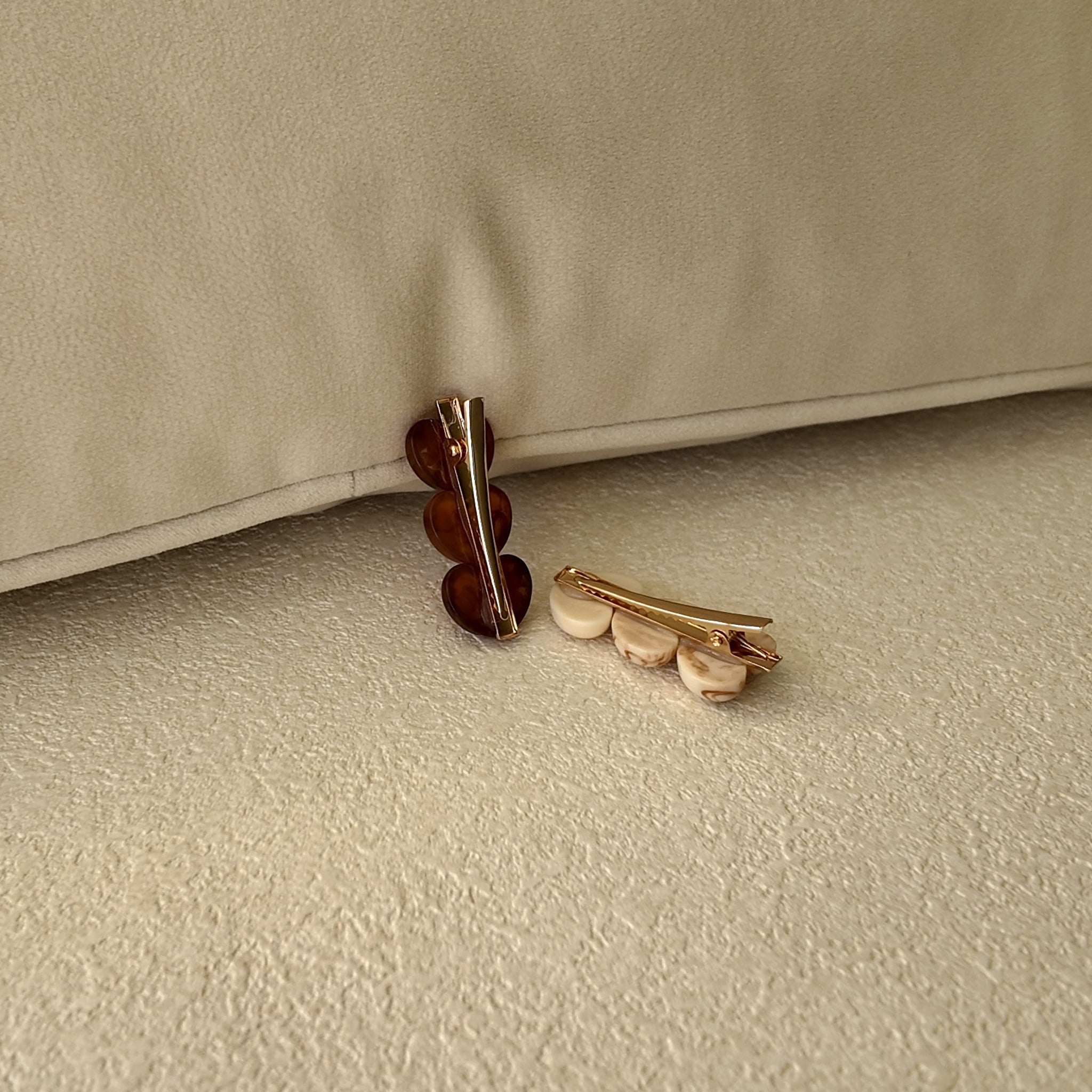 The Coffee Date Heart Clips (Set of 2)