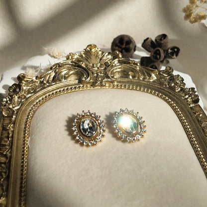 TRIFARI Crystal "Magic Mirror"  Studs