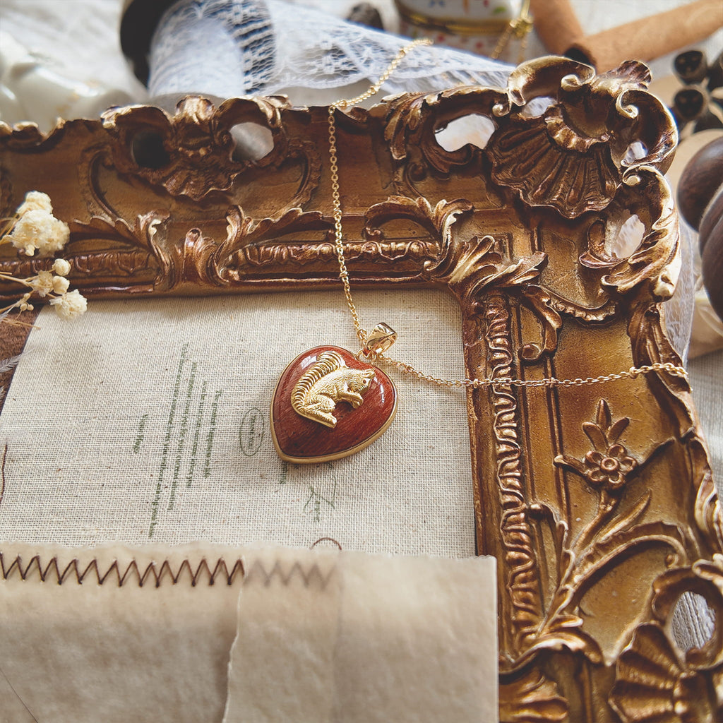 The Autumn Squirrel Pendant