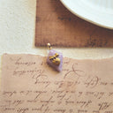 The Lavender Ribbon Heart Pendant