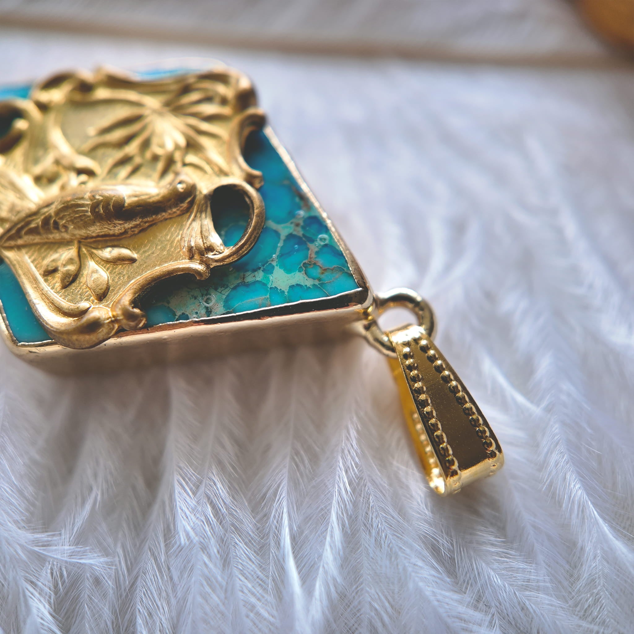 The Azure Herald Pendant