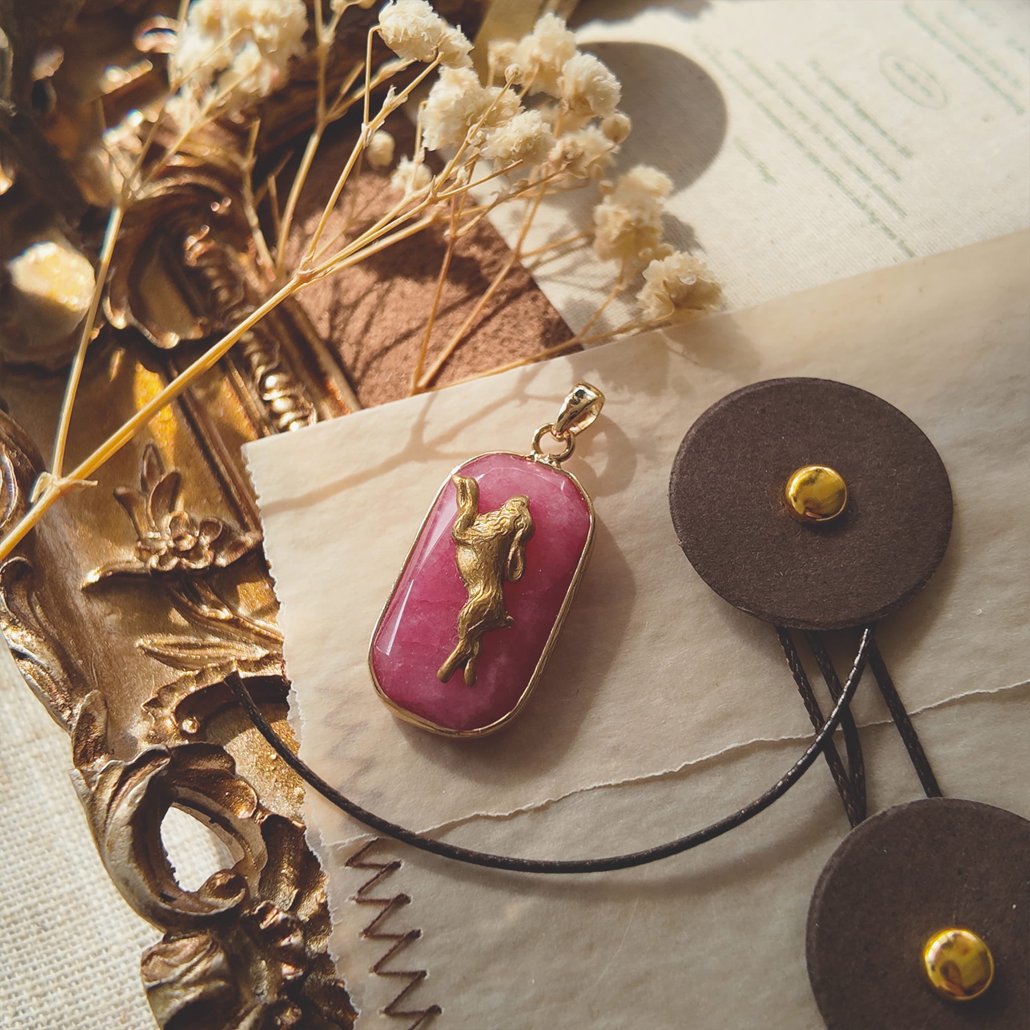 The Magenta Leap Pendant