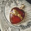 The Springbound Leaping Rabbit Pendant