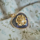 The Unexpected Bloom Amethyst Heart Pendant