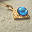 The Cerulean Oracle Pendant