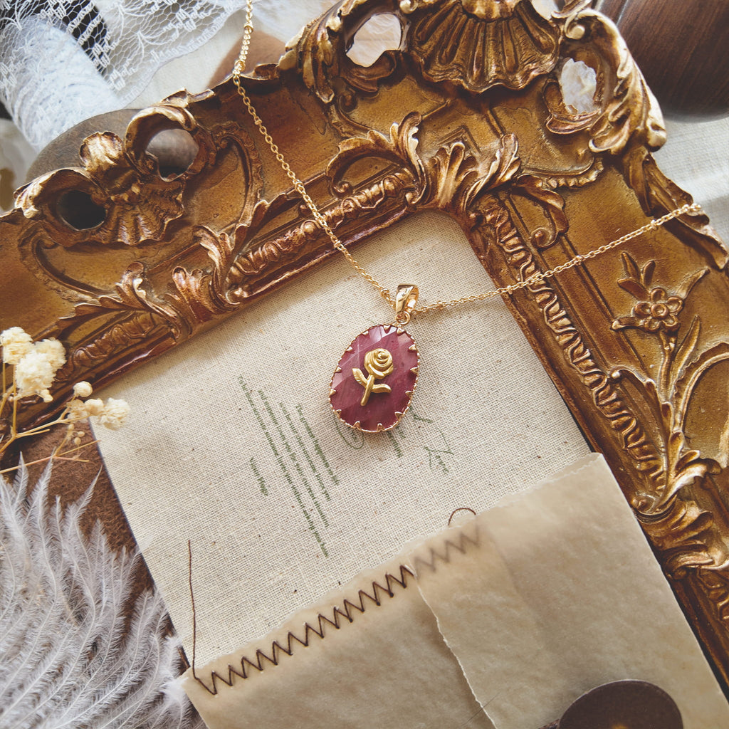 The Strawberry Rose Pendant