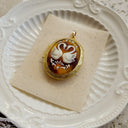 The Swan Duet Locket