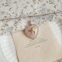 The Cherub's Gaze Heart Pendant