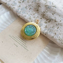 The Emerald Reverie Locket Pendant