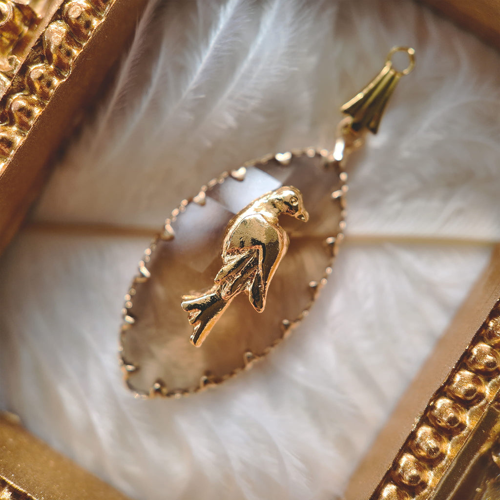 The Gilded Canary Pendant