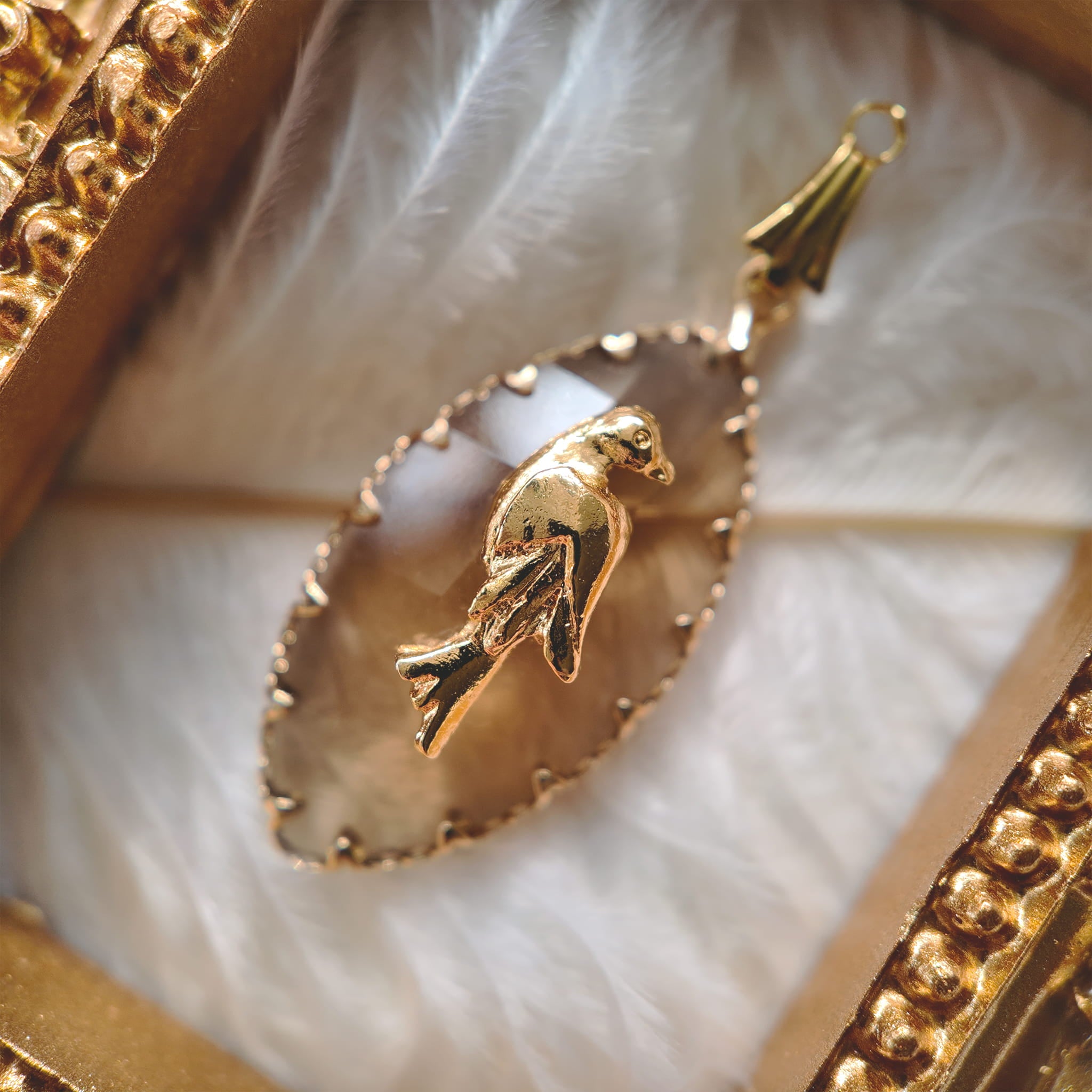 The Gilded Canary Pendant