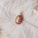 The Crimson Keepsake Teddy Pendant