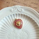 The Crimson Bloom Heart Pendant