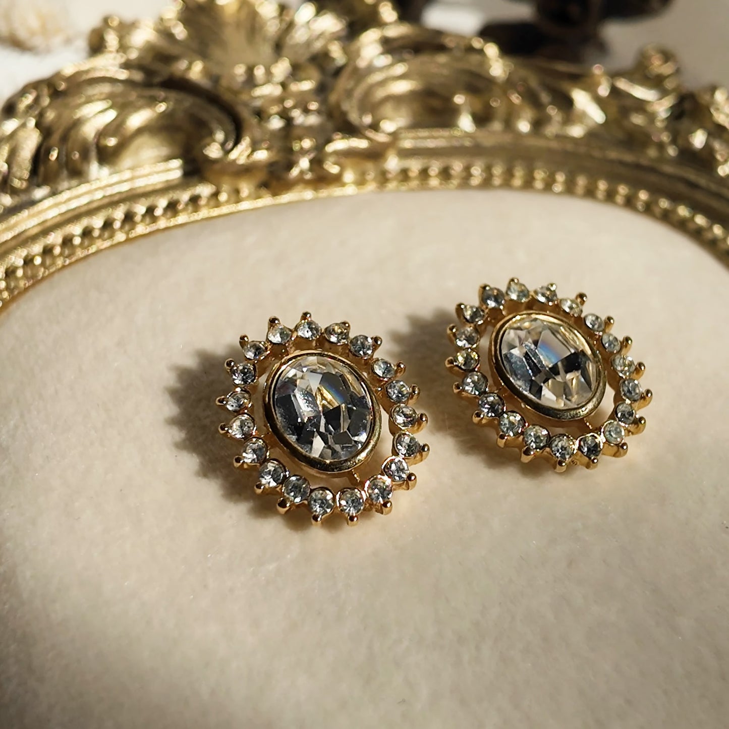 TRIFARI Crystal "Magic Mirror"  Studs