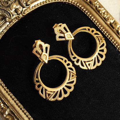 Trifari "Bohemian" Filigree Dangles