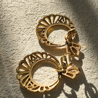 Trifari "Bohemian" Filigree Dangles