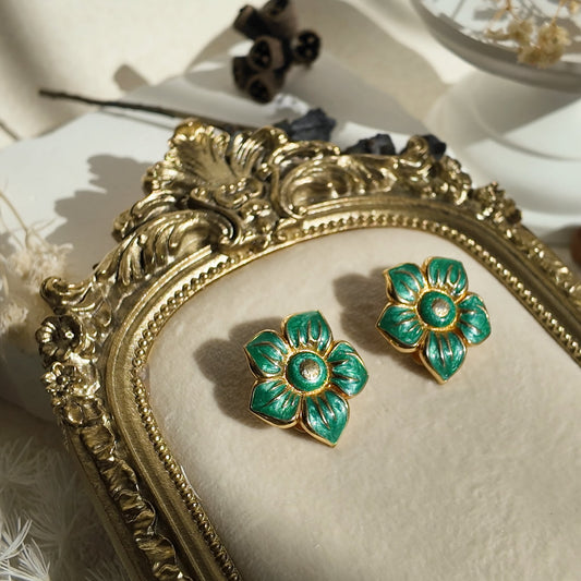 The White Lotus Enamel Clips