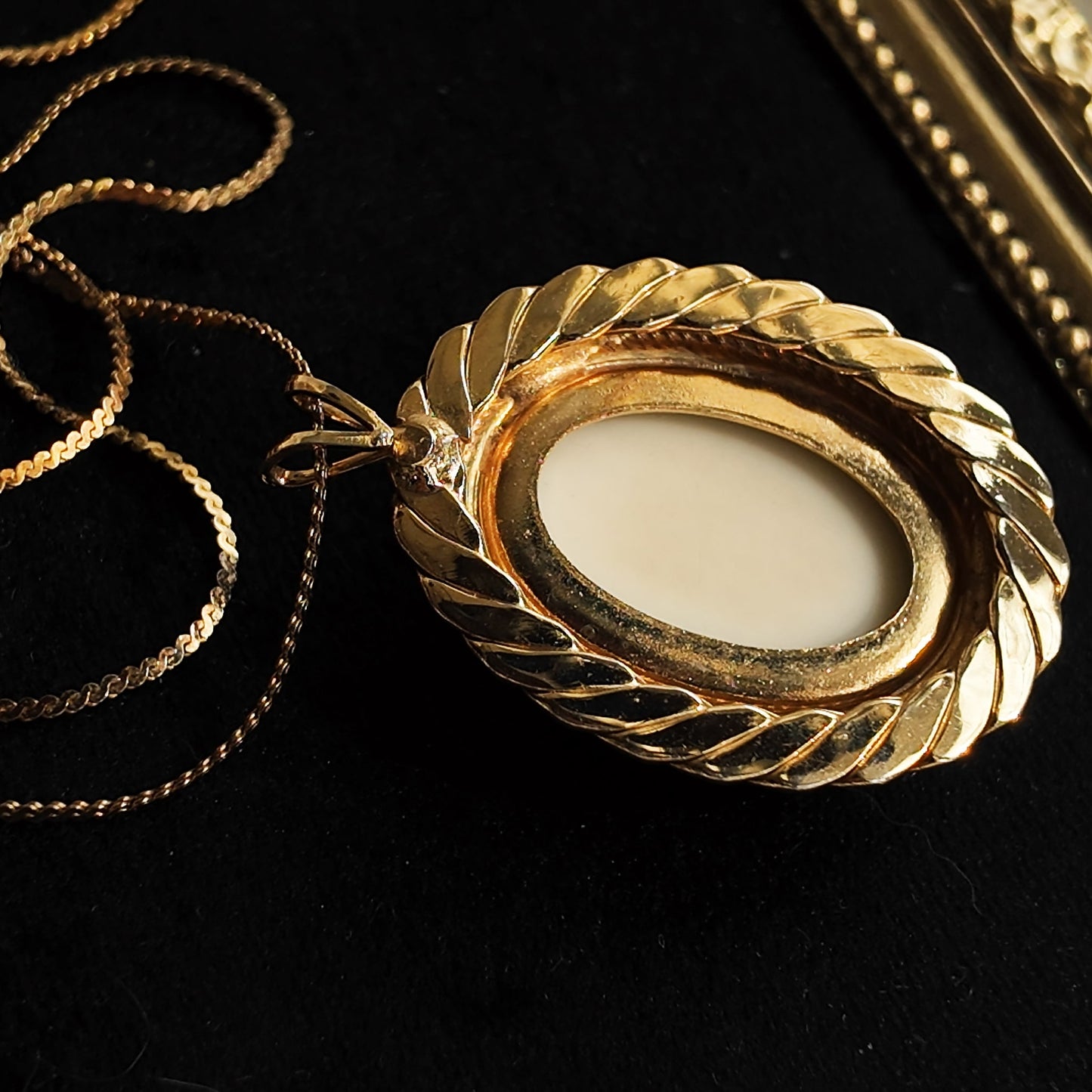 "The Moonlight Goddess" Cameo Necklace