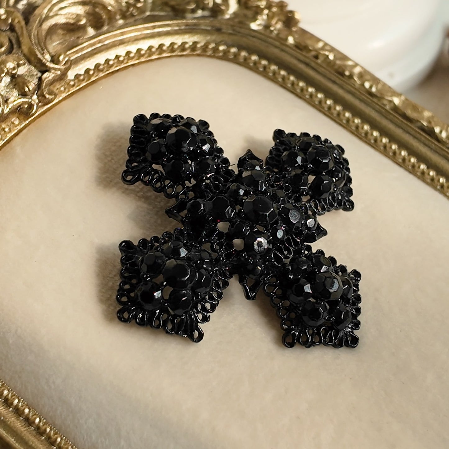 M.Jent "The Vampire's Crest" Cross Brooch