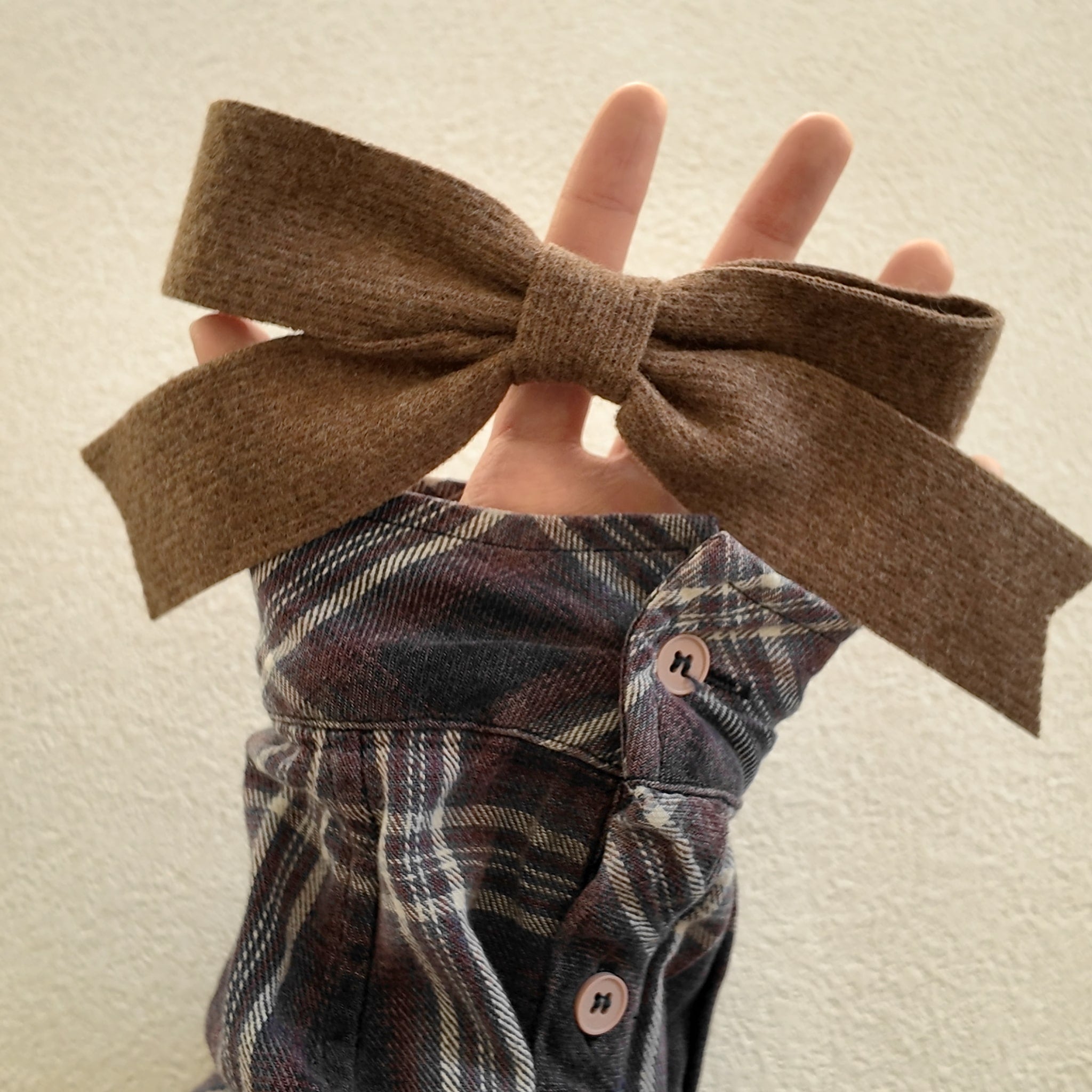 The Campus Poet Tweed Bow