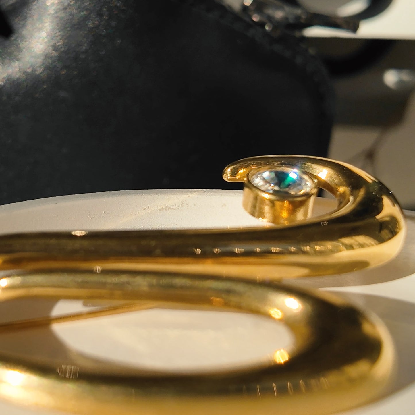 Minimalist "Swan Lake" Brooch