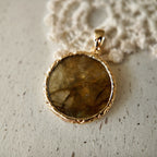 The Sepia Skylark Pendant