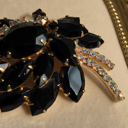 Juliana "Black Swan" Statement Brooch