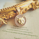 The Whimsical Gaze Feline Pendant