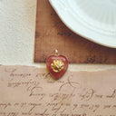 The Crimson Bloom Heart Pendant