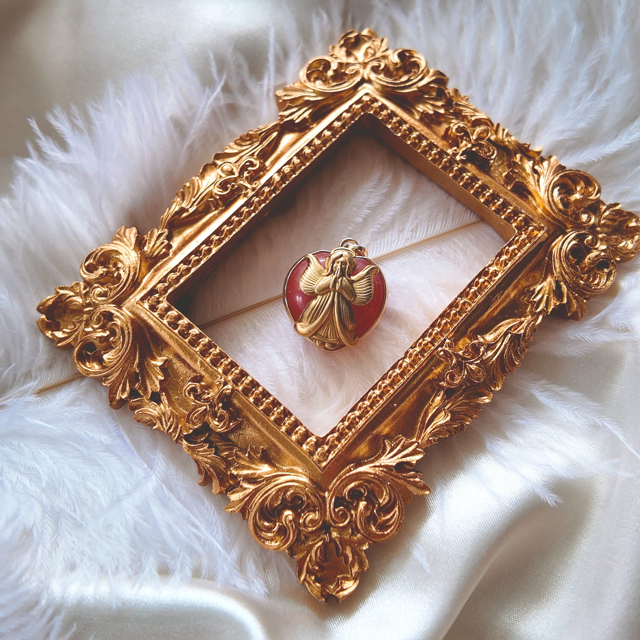 The Crimson Angel Pendant