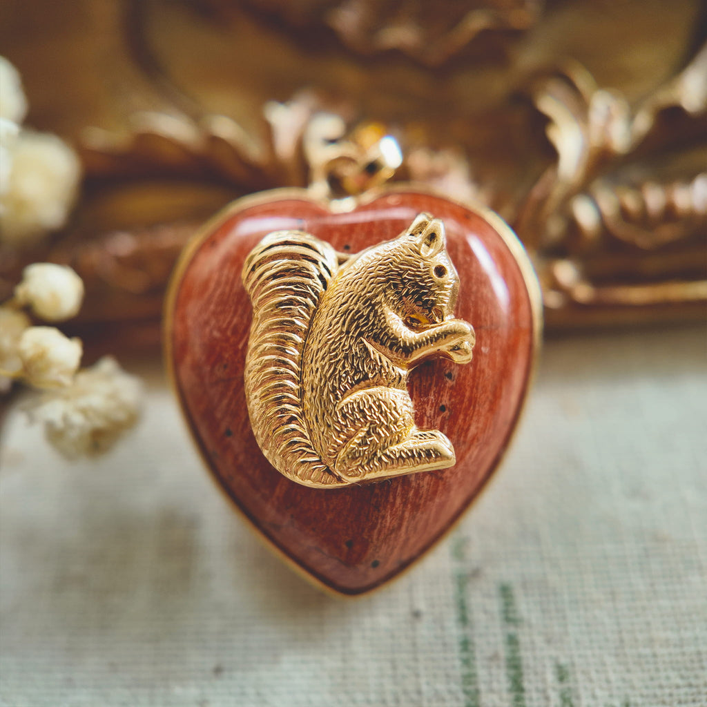 The Autumn Squirrel Pendant