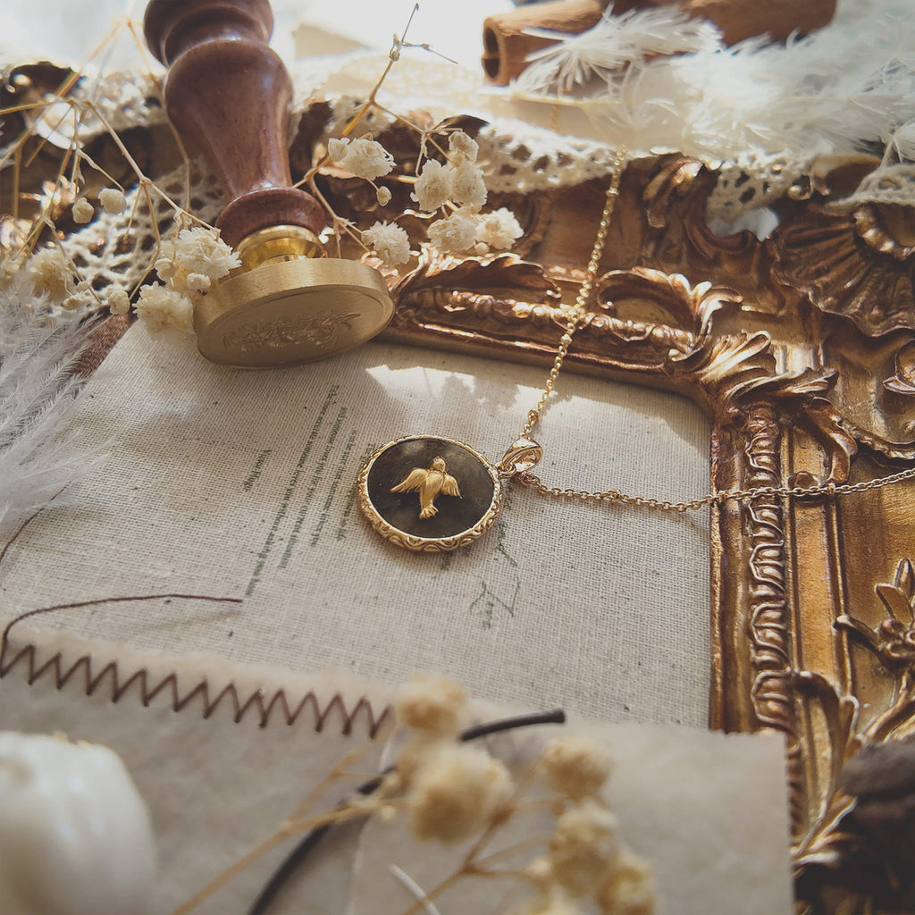 The Sepia Skylark Pendant