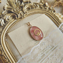 The Devoted Embrace Watermelon Stone Pendant