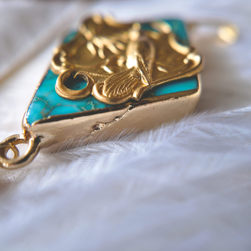 The Azure Herald Pendant