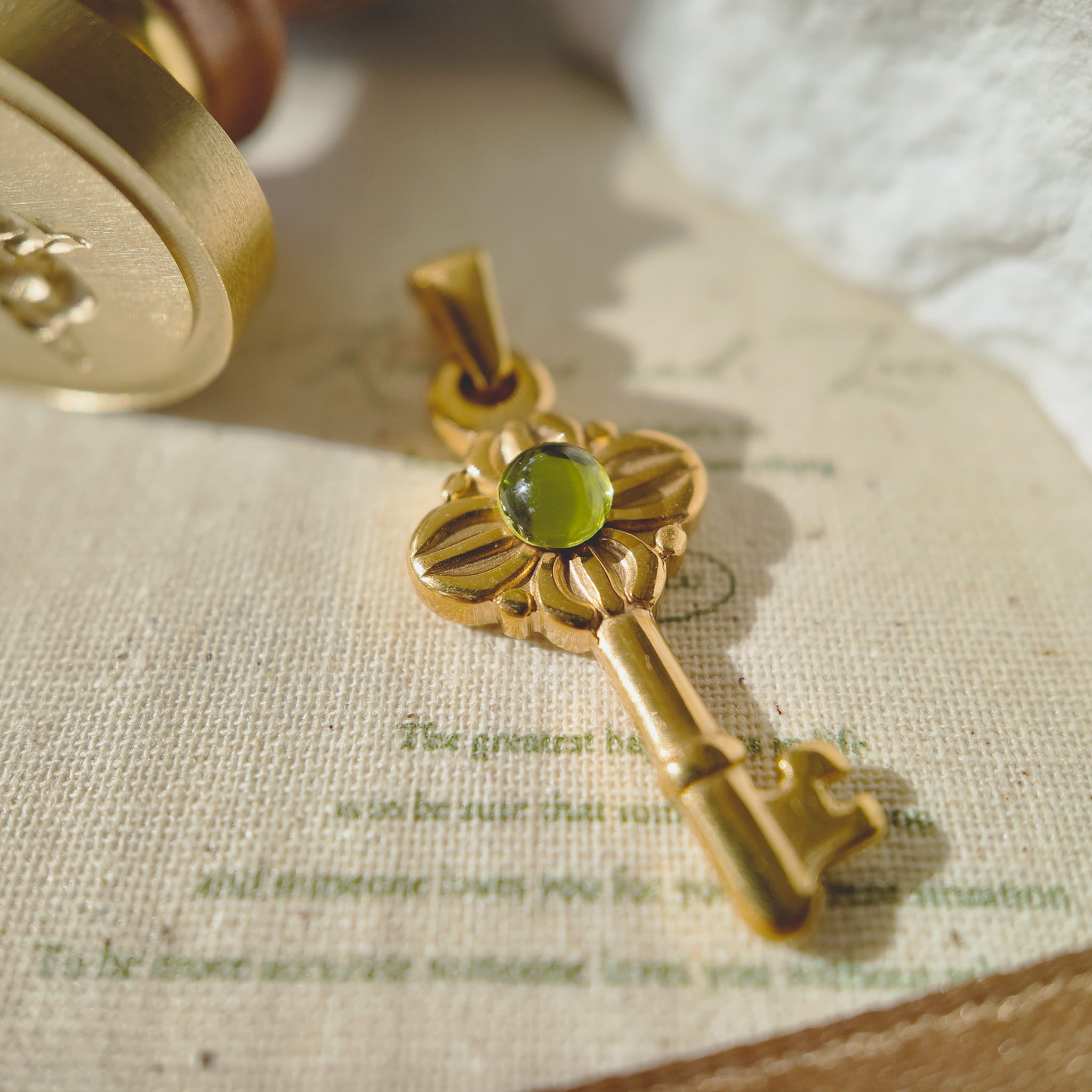 The Verdant Key Pendant