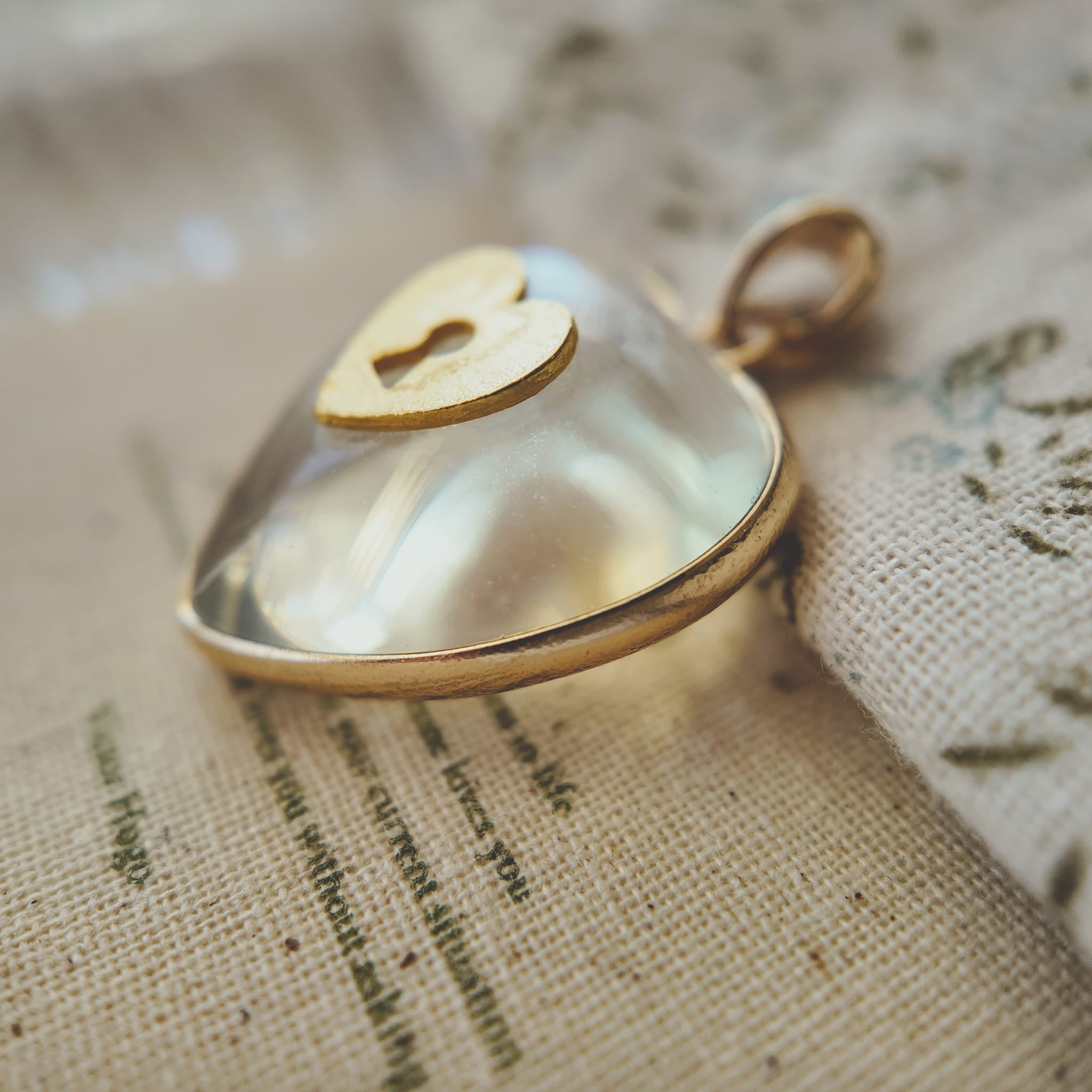 The Secret Heart Lock Pendant