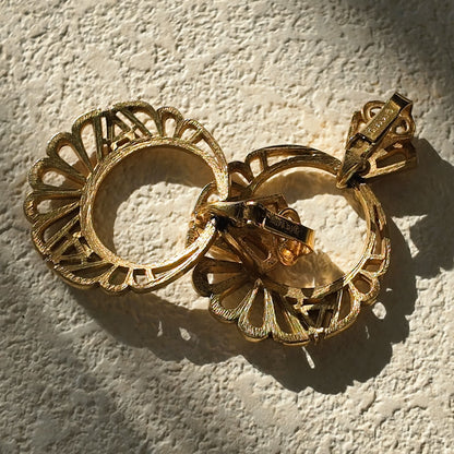 Trifari "Bohemian" Filigree Dangles