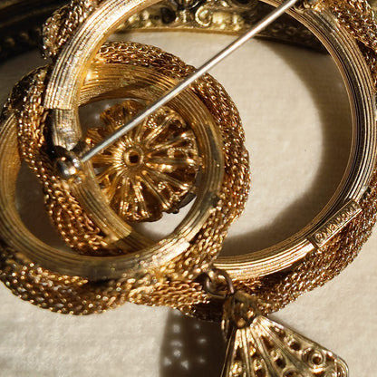 Vendôme "Golden Fleece" Tassel Brooch Set