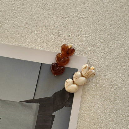 The Coffee Date Heart Clips (Set of 2)