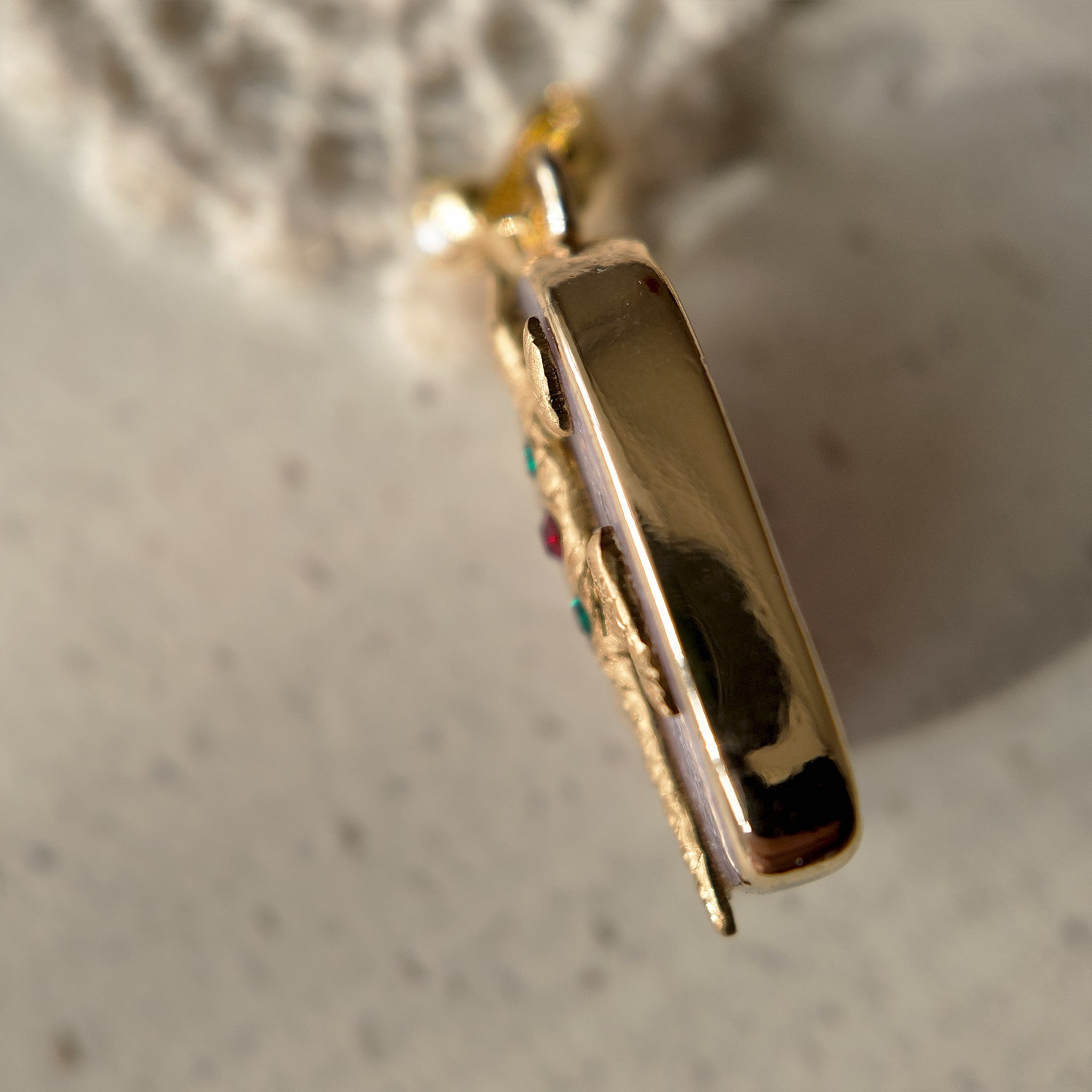 The Rose Ruin Lizard Pendant