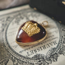 The Sovereign Heart Agate Pendant