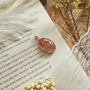 The Devoted Embrace Watermelon Stone Pendant