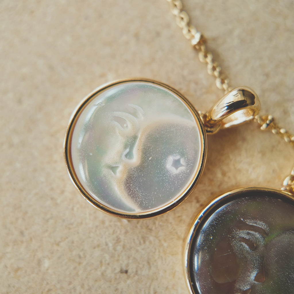 Sleeping Moon & Star Charm