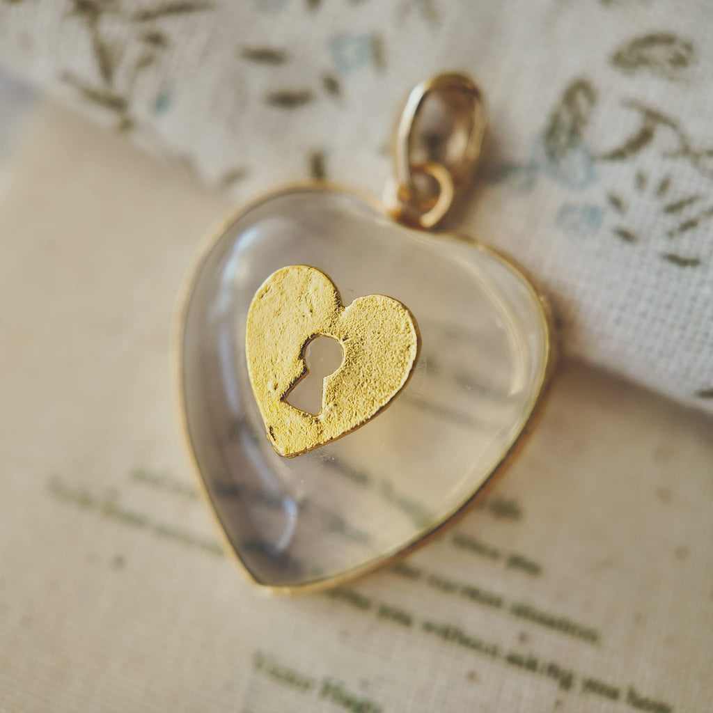 The Secret Heart Lock Pendant