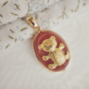 The Crimson Keepsake Teddy Pendant