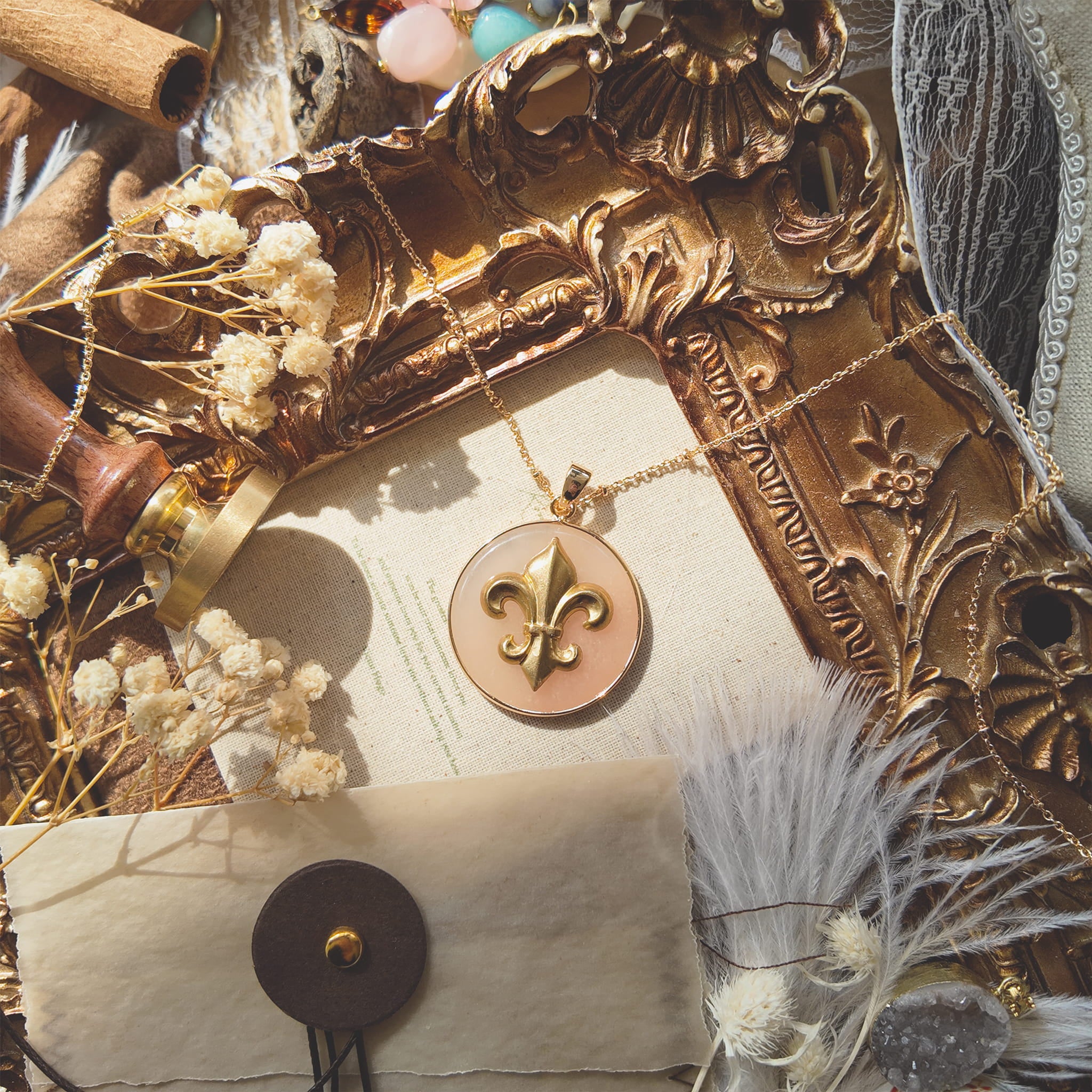 The Iris Medallion Pendant